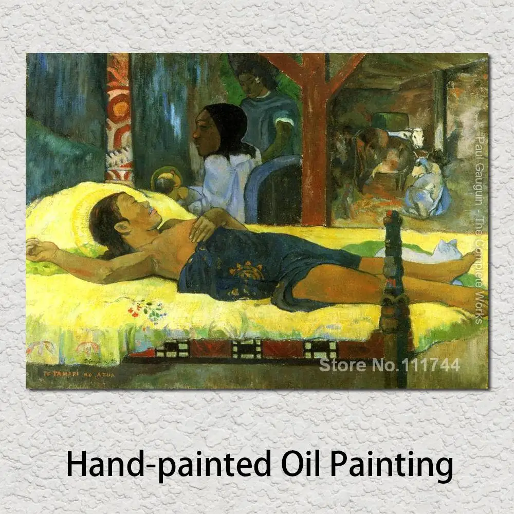 

Geburt Christi Des Gottessohnes Paul Gauguin Famous Paintings Oil Canvas Reproduction High Quality Hand Painted