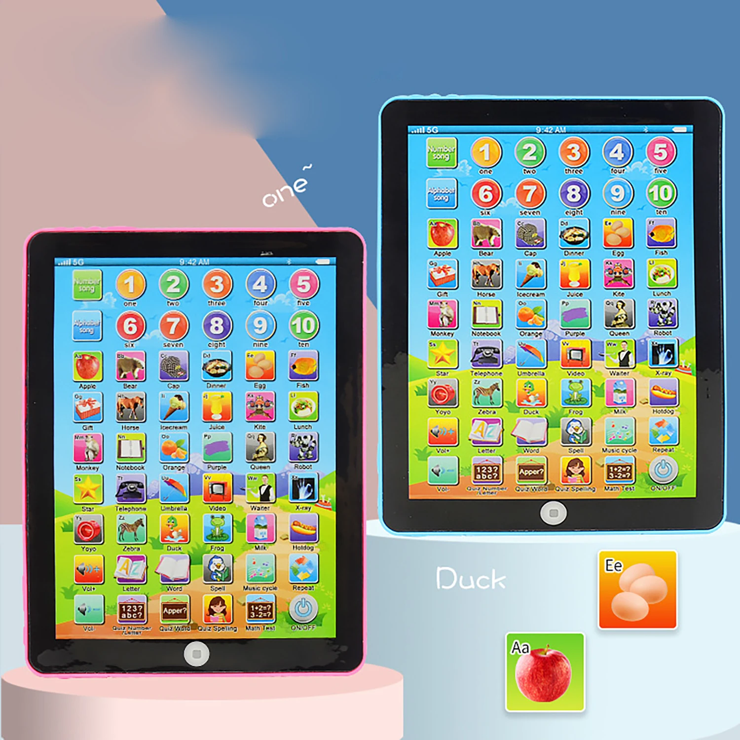 Máquina de aprendizaje para niños, tableta, máquina de lectura, juguete de aprendizaje, mini máquina de lectura para educación temprana