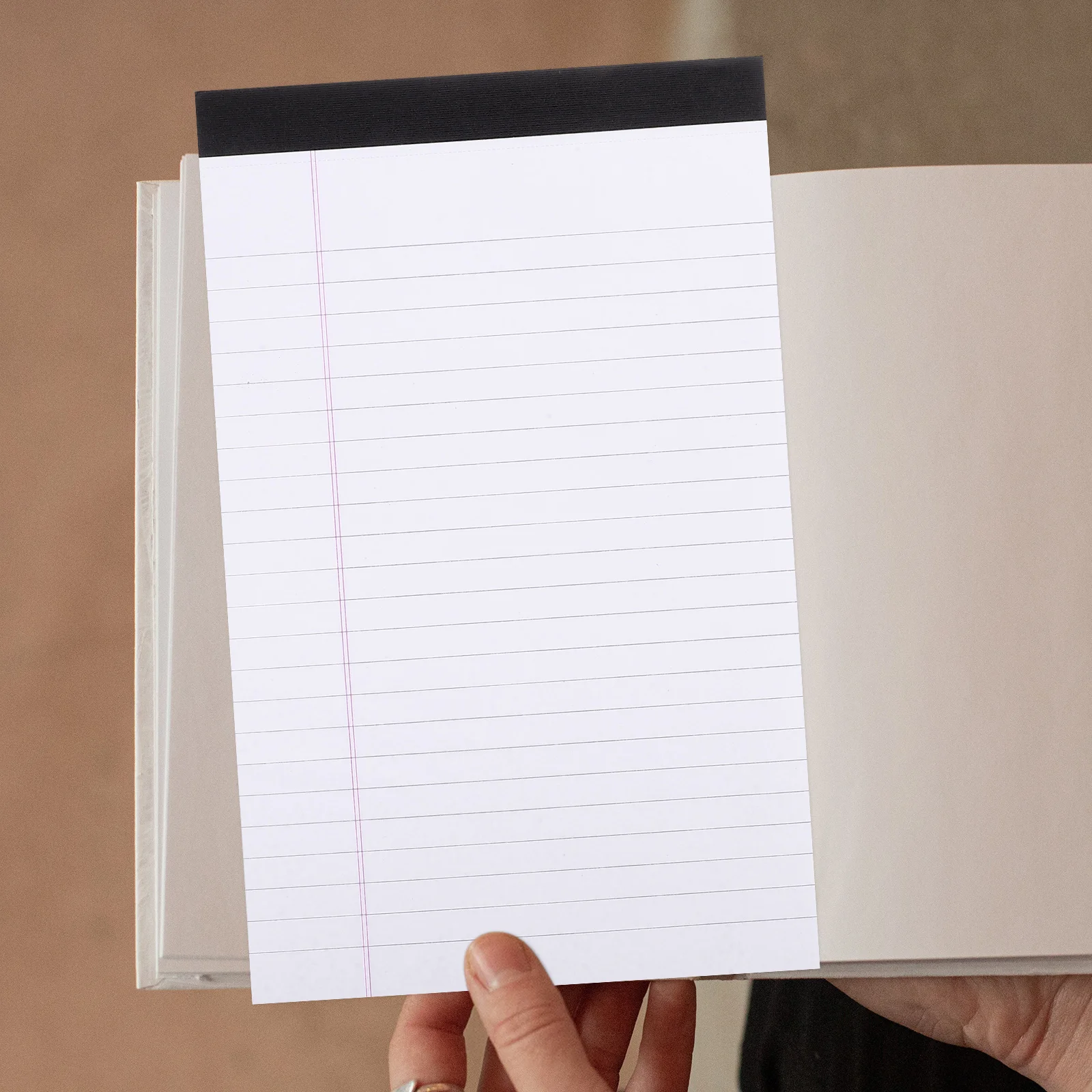 8pcs A5 Notepads White Legal Pads Mini Soft Covers Writing Office Supplies Tearable School Memo Pad Student Teacher Use