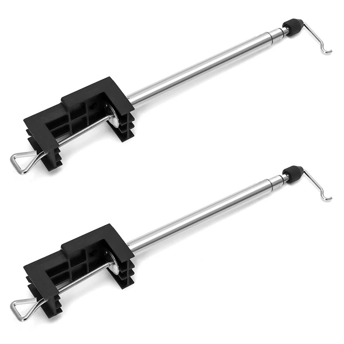 

ABJT 2 Pack Rotary Tool Round Grinder Telescopic Hanging Stand Holder with Table Clamp, Flex Shaft Hanger Stand Tool