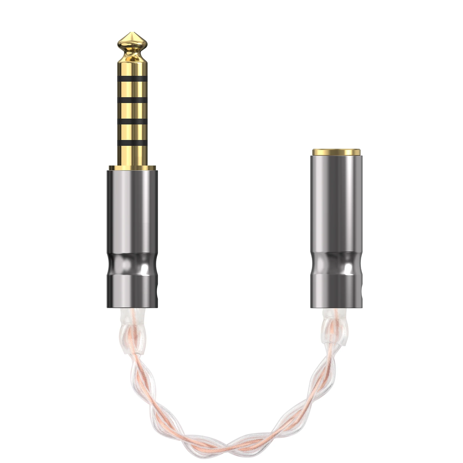 

Geekria 4N OCC and Single-Crystal Silver Upgrade Cable 4.4MM Balanced Male to 2.5MM Balanced Female Adapter Cord (5.1Inch)