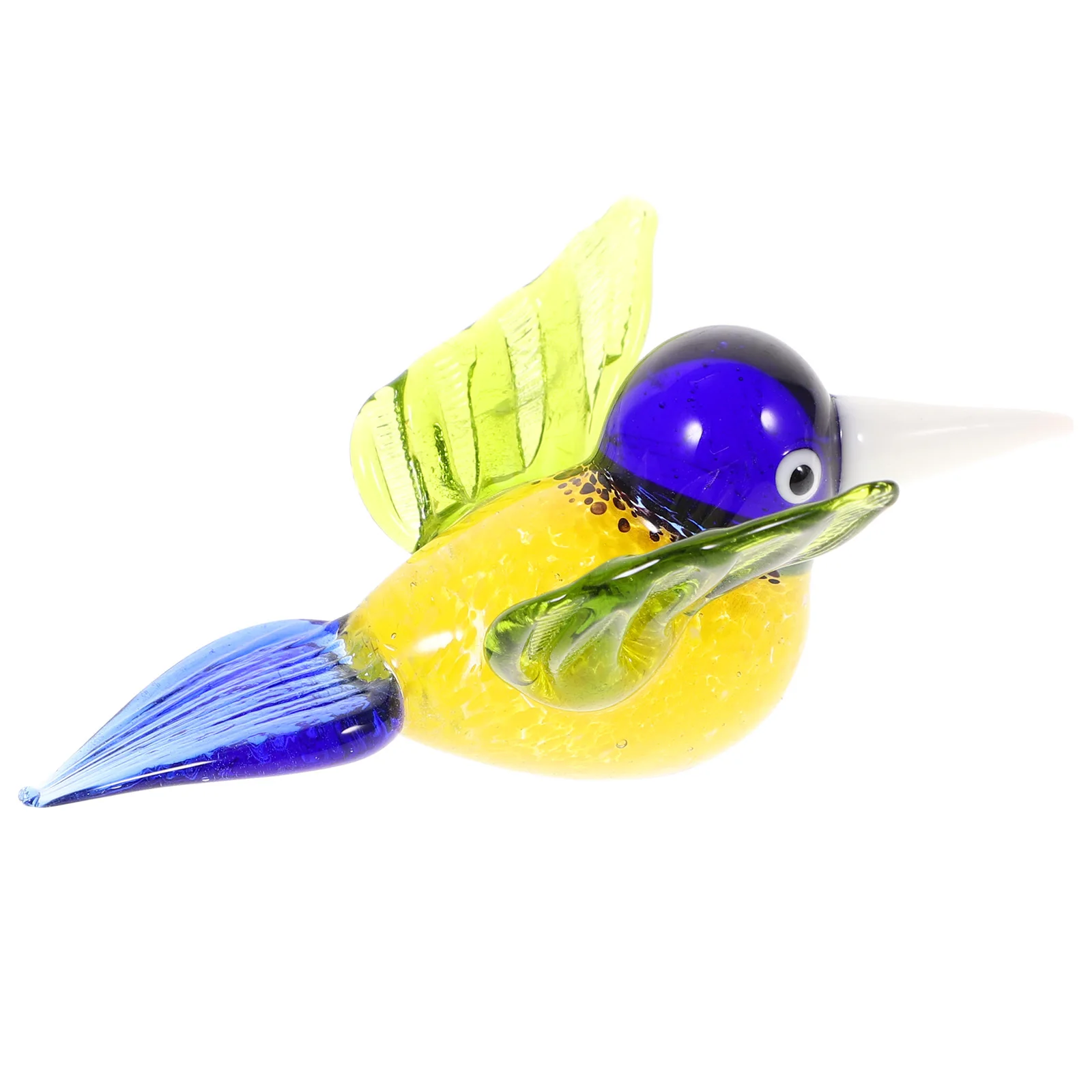 

Glass Hummingbird Sculpture with Hanging Hole Perfect for Home Office Bedroom Window Decor Christmas Birthday Wedding Festival