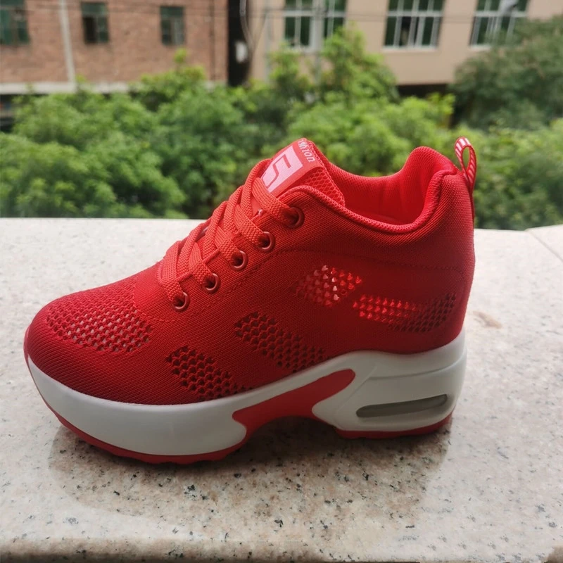 Height Increasing New Dance Shoes Woman Ladies Modern Soft Outsole Jazz Sneakers Breathable Female Dancing Fitness Shoes Sport