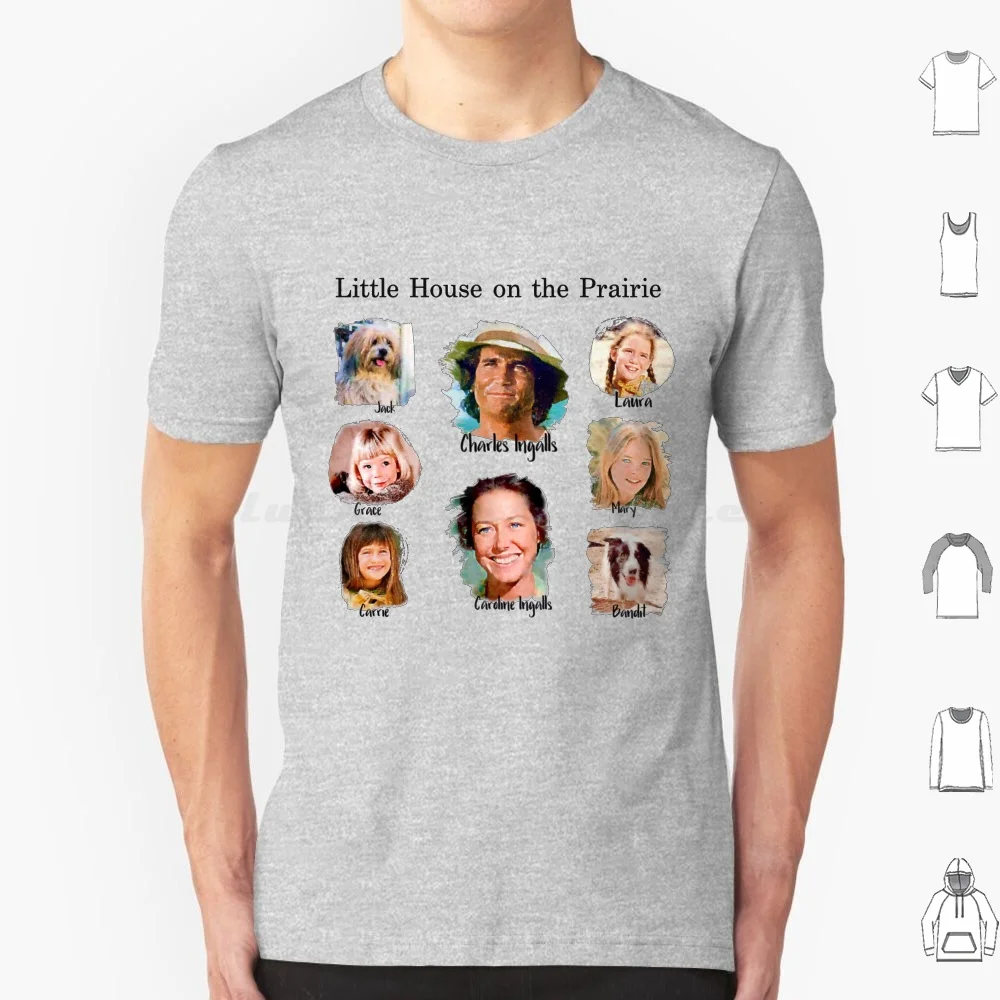 Ingalls familia pequeña casa en la pradera camiseta hombres mujeres niños 6xl Michael Landon pequeña casa en la pradera Tv Show Tv