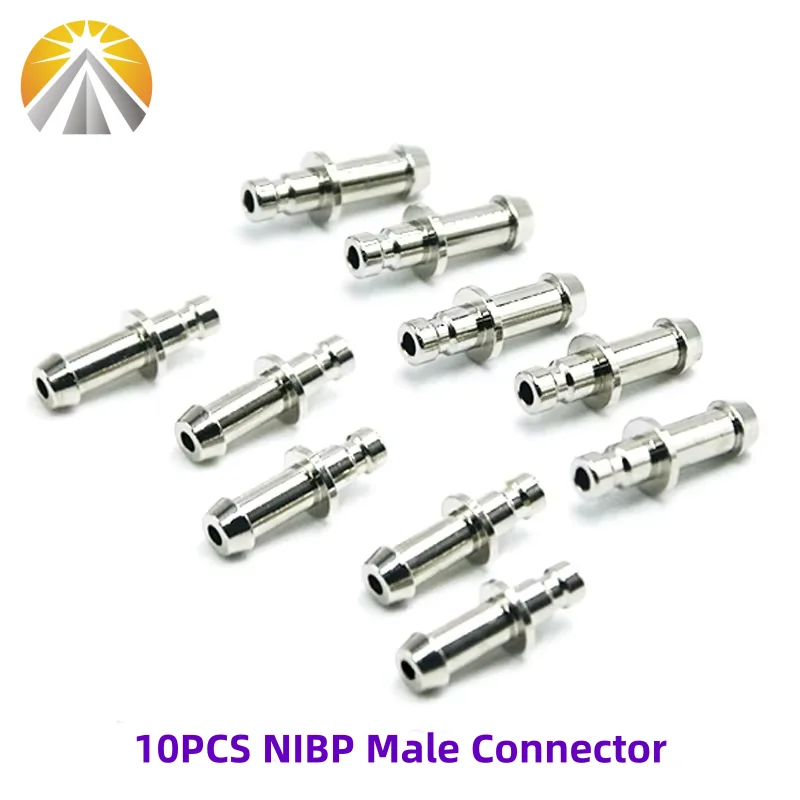 NIBP Connector NIBP Cuff Air Hose Connector Blood Pressure Cuff Connector Male and Female for Multi Brands Patient NIBP