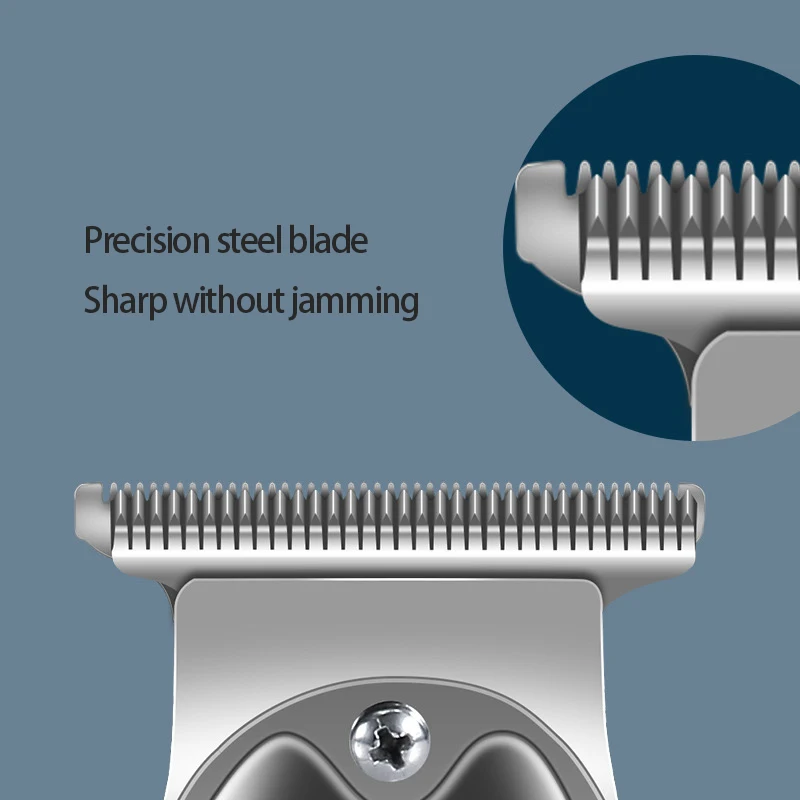 Nieuwe Heren Elektrische Olie Hoofd Kapper Professionele Oplaadbare Draadloze High Power Trimmer Mini Draagbare Reparatie Machine