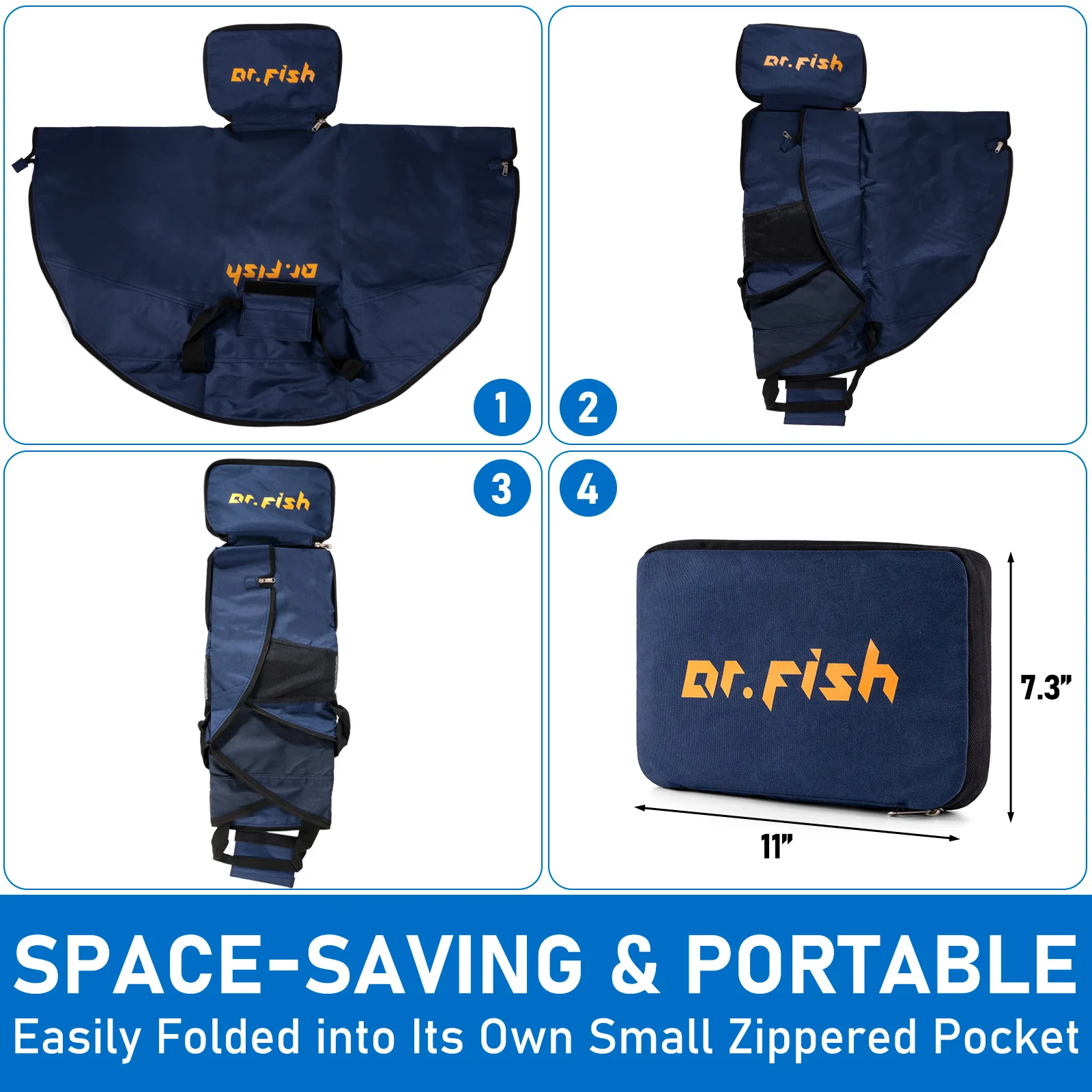 Bolsa impermeable para vadeadores con almohadilla de cambio - imagen 3