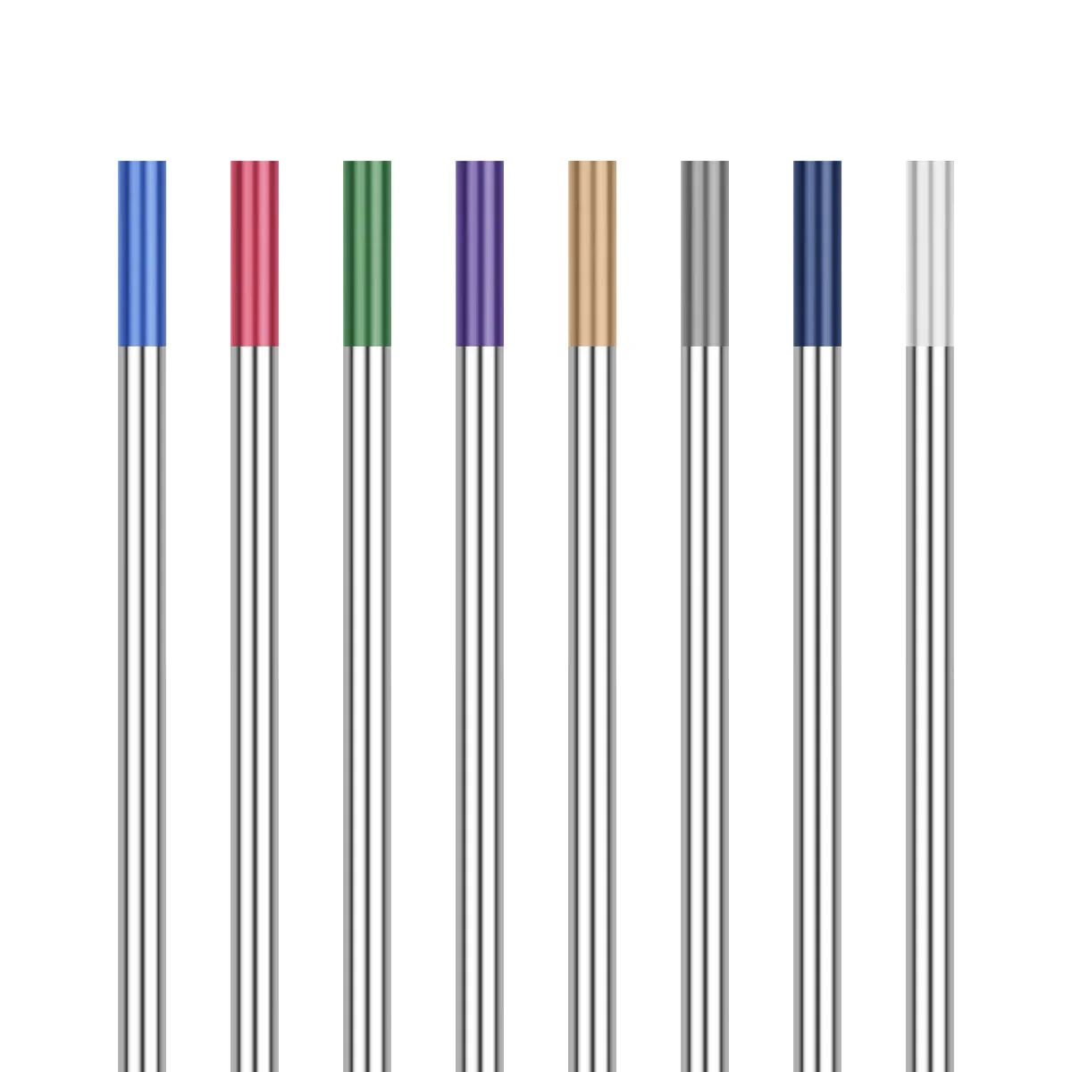 Professionelle Wolframelektroden WIG-Schweißstäbe 150 mm 6 Zoll/175 mm 7 Zoll 1,0 1,6 2,4 3,2 mm WL20 WC20 WL15 WZ8 WY20 WP WR