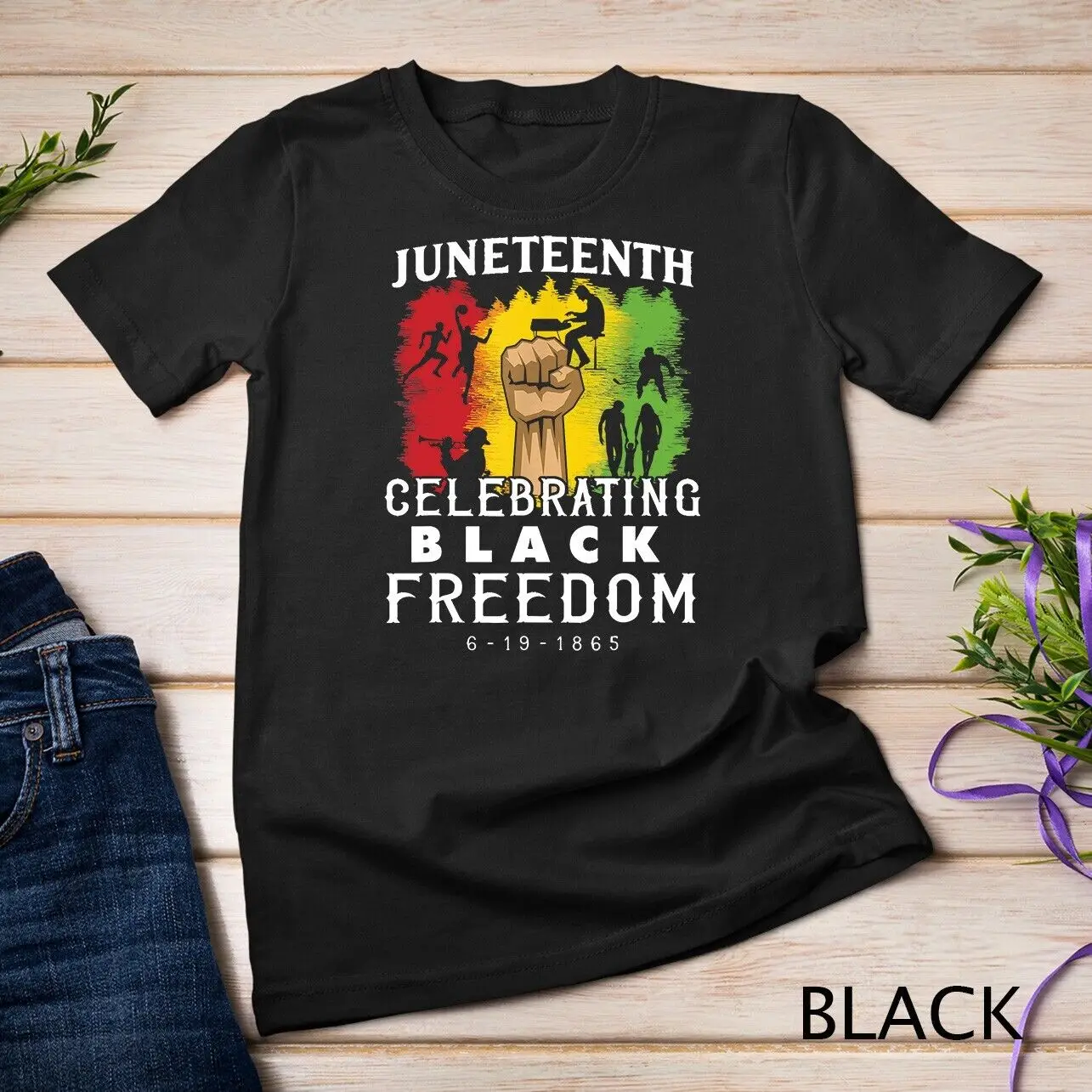 

Juneteenth Celebrate Black Freedom Unisex T-shirt