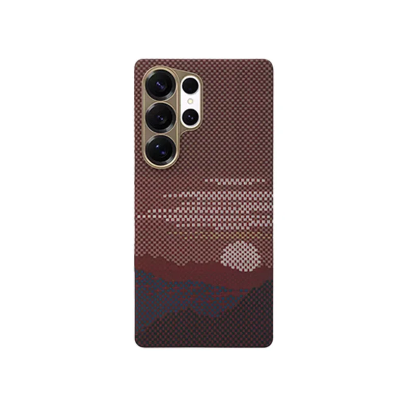 Magnetic Aramid Fiber Cover for Samsung Galaxy S25Ultra Aramid Case 600d Carbon Fiber Thin Hard Cover Magnetic