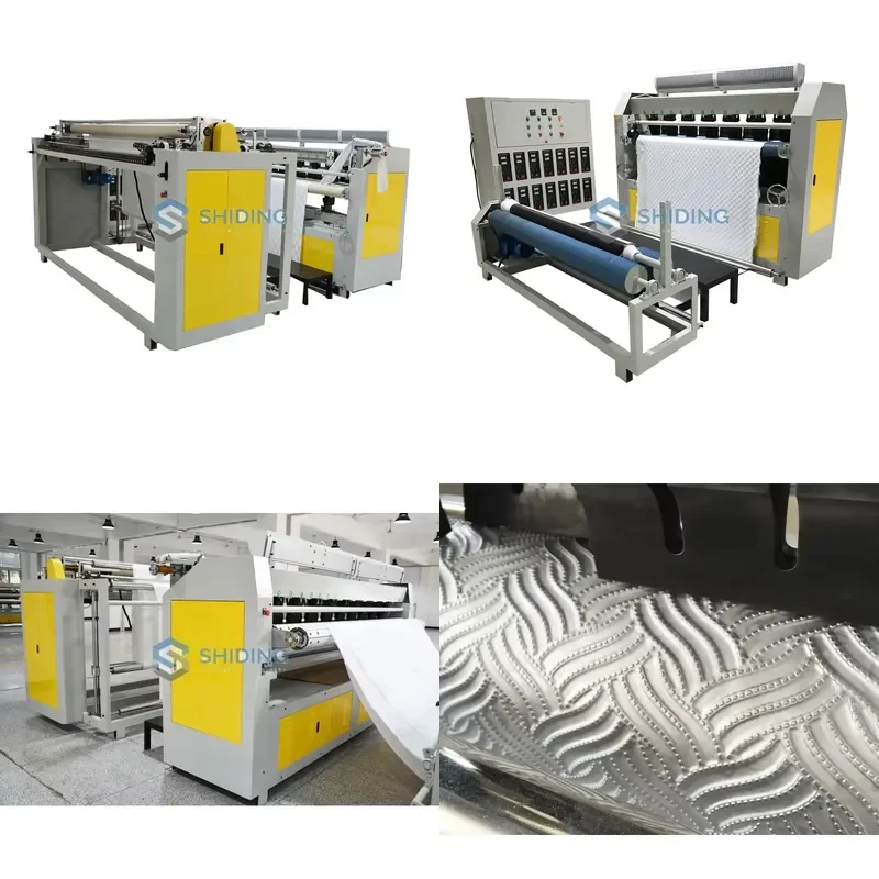Automatic Ultrasonic Quilting and Embossing Compound Machine for Textile Fabric Processing