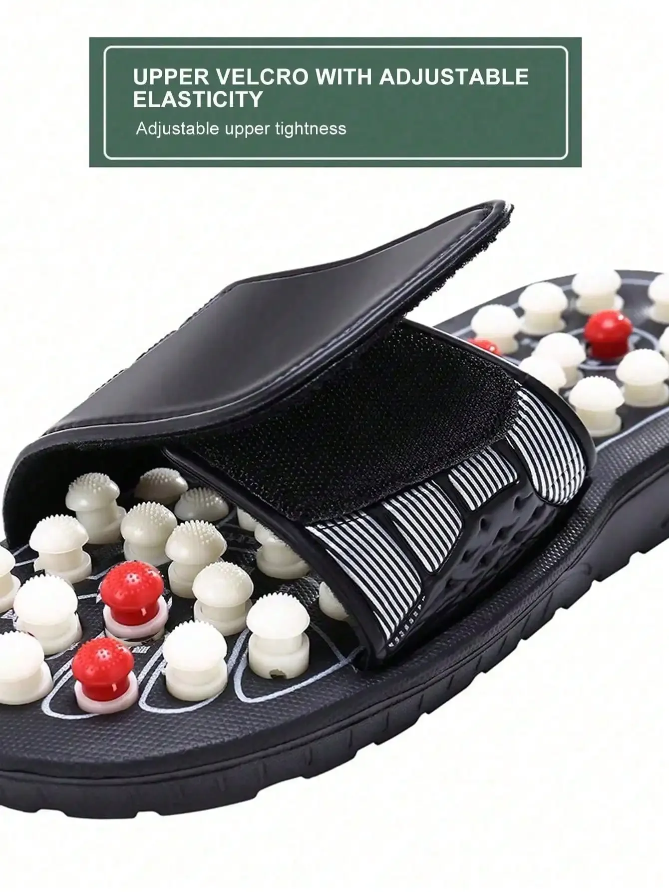 Acupoint Massage Slippers Sandal For Men Feet Chinese Acupressure Therapy Medical Rotating Foot Massager Shoes Unisex Toenails