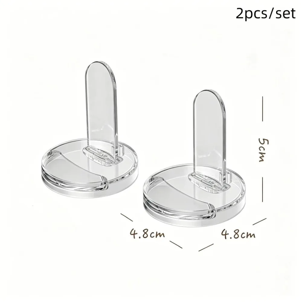1/2/3Pcs Clear Acrylic Display Stand Hanging Bar Double Sided Keychain Display Stand With Base Anime Merch Stand For Photocards