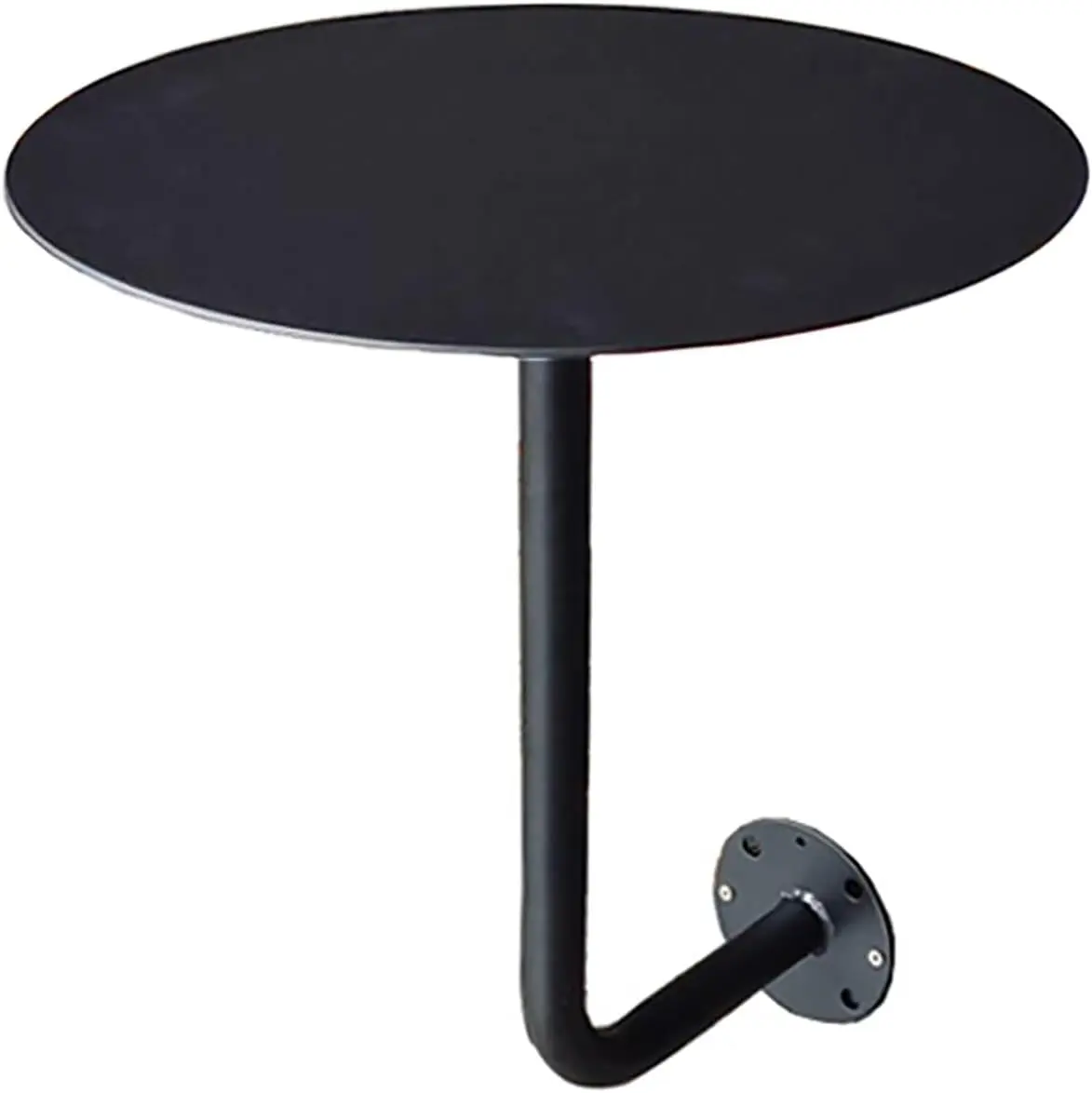 Wall Mounted Table 15.7 In Round Floating Side Table 22 lb Space Saving Wall Shelf Table for Entryway Small Corners