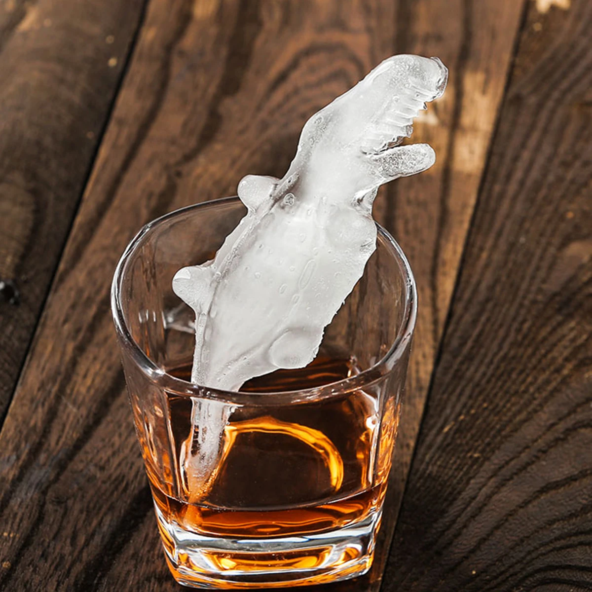 

1Pcs Ice Maker Mold Crocodile Silicone Funny Creative Ice Cube Maker for Home Bar Store Kitchen