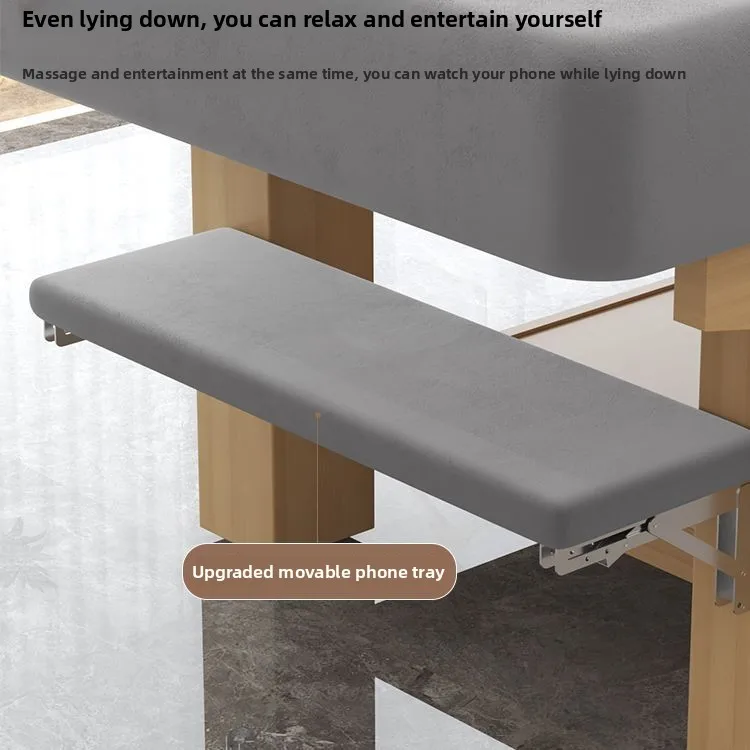 سرير تدليك من الخشب الصلب، طاولة علاج لصالونات التجميل، الطب الصيني، العلاج الطبيعي، الكى التايلاندي، سرير التجميل، سرير تدليك الرموش #2