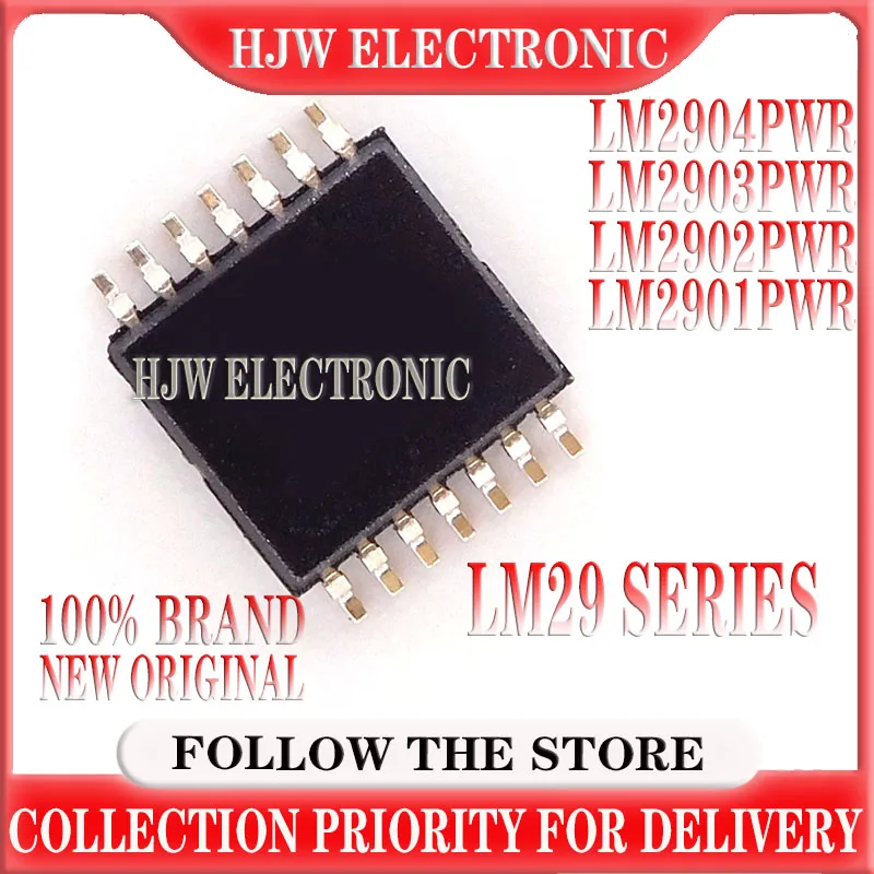 10pcs LM2904PWR L2904 LM2904 TSSOP-8 LM2904PW LM2903PWR LM2904 L2903 LM2902PWR L2902 LM2901PWR L2901 TSSOP-14