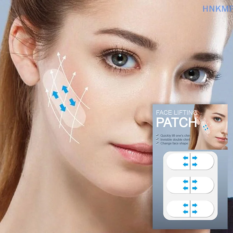 12Pcs/3Sheets Waterproof V Face Makeup Adhesive Tape Invisible Breathable Lift Face Sticker Lifting Tighten Chin