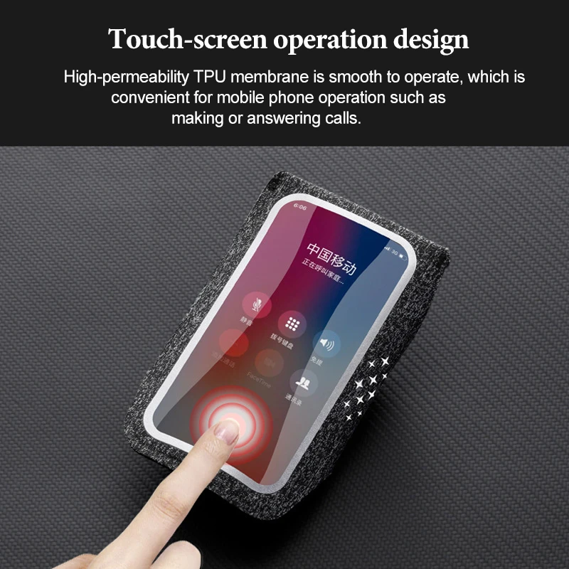 Cell Phone Armband for Running Racing Accessories Sport Bag Women Sports Bag for Mobile Phone Pouch Arm Cell Phone Holder view 4