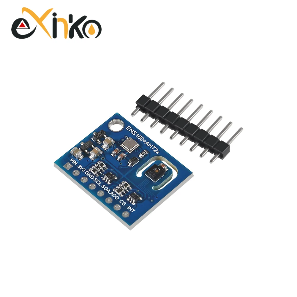 1-10pcs ENS160+AHT21 CARBON Dioxide CO2 eCO2 TVOC Air Quality And Temperature And Humidity Sensor Replace CCS811 For Arduino