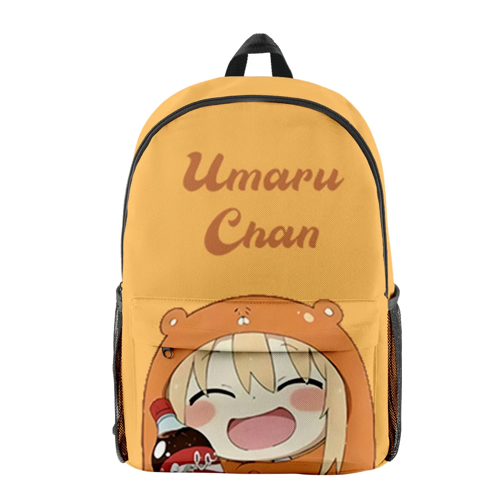 Harajuku Popular Himouto! Umaru-chan pupil Bookbag Notebook Backpacks 3D Print Oxford Waterproof Boys/Girls Travel Backpacks