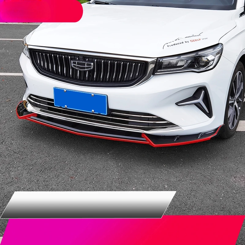 For Geely Emgrand 4th 2022 2023 2024 Car Styling Front Shovel Front Bumper Canard Lip Splitter Body Shovels Auto Accessories