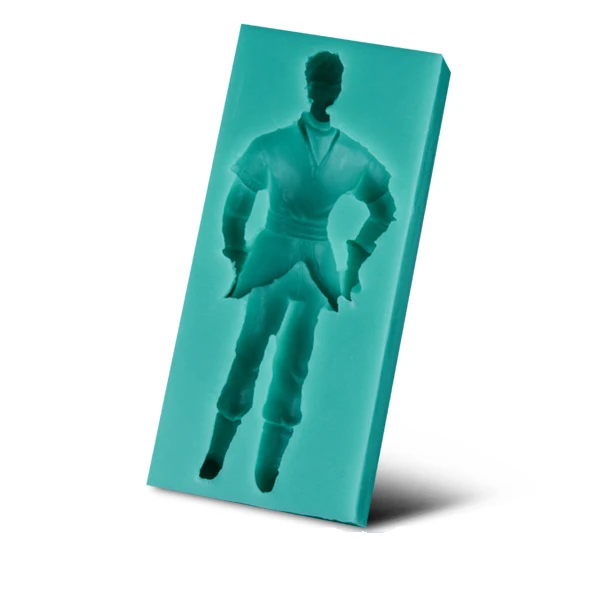 New 3D Man Silicone Mold Ice Fondant Cake Chocolate Wedding Party Decorating Kitchen Bakeware Cooking Tools D300