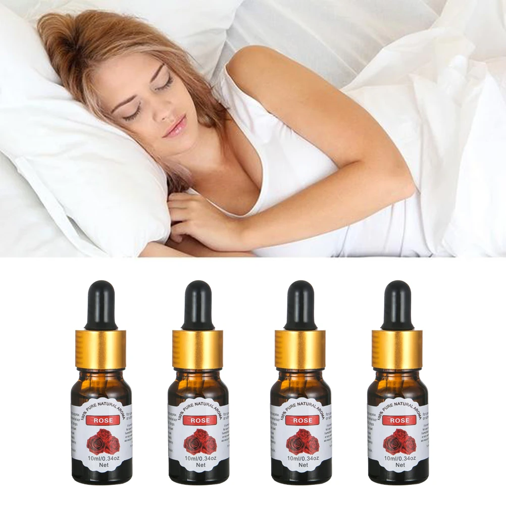 น้ำมันหอมระเหยที่ละลายน้ำได้ 10 มล. กลิ่นกุหลาบ น้ำมันอโรมาเธอราพีสำหรับเครื่องเพิ่มความชื้นในอากาศ น้ำหอมปรับอากาศ บ้าน สำนักงาน รถยนต์ บรรเทาความเครียด