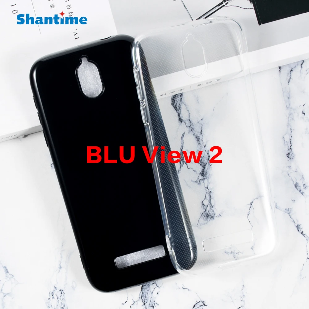 ل BLU View 2 جل بودنغ سيليكون الهاتف واقية عودة شل ل BLU View 2 لينة حافظة من البولي يوريثان
