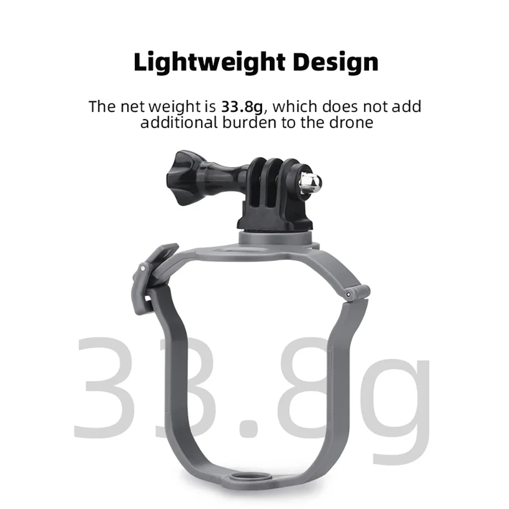 Gopro 11/10/X3 액션 카메라 설치 소품 액세서리 용 DJI Air 3/Air 3S 드론 어댑터 홀더 용 상단 확장 브래킷
