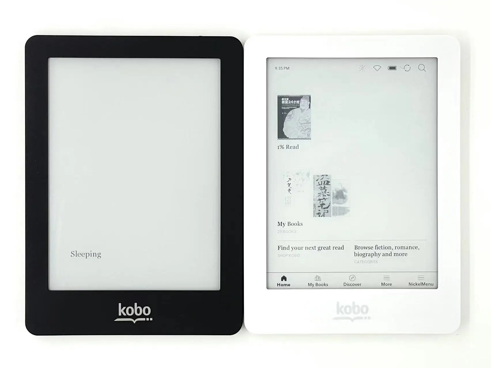KOBO Glo N613 ebook eReader E-ink 212PPI 6 polegadas Baixo Preço luz frontal kindle 2G/16G/32G э Ngaliyaylichen Книга onyx boox