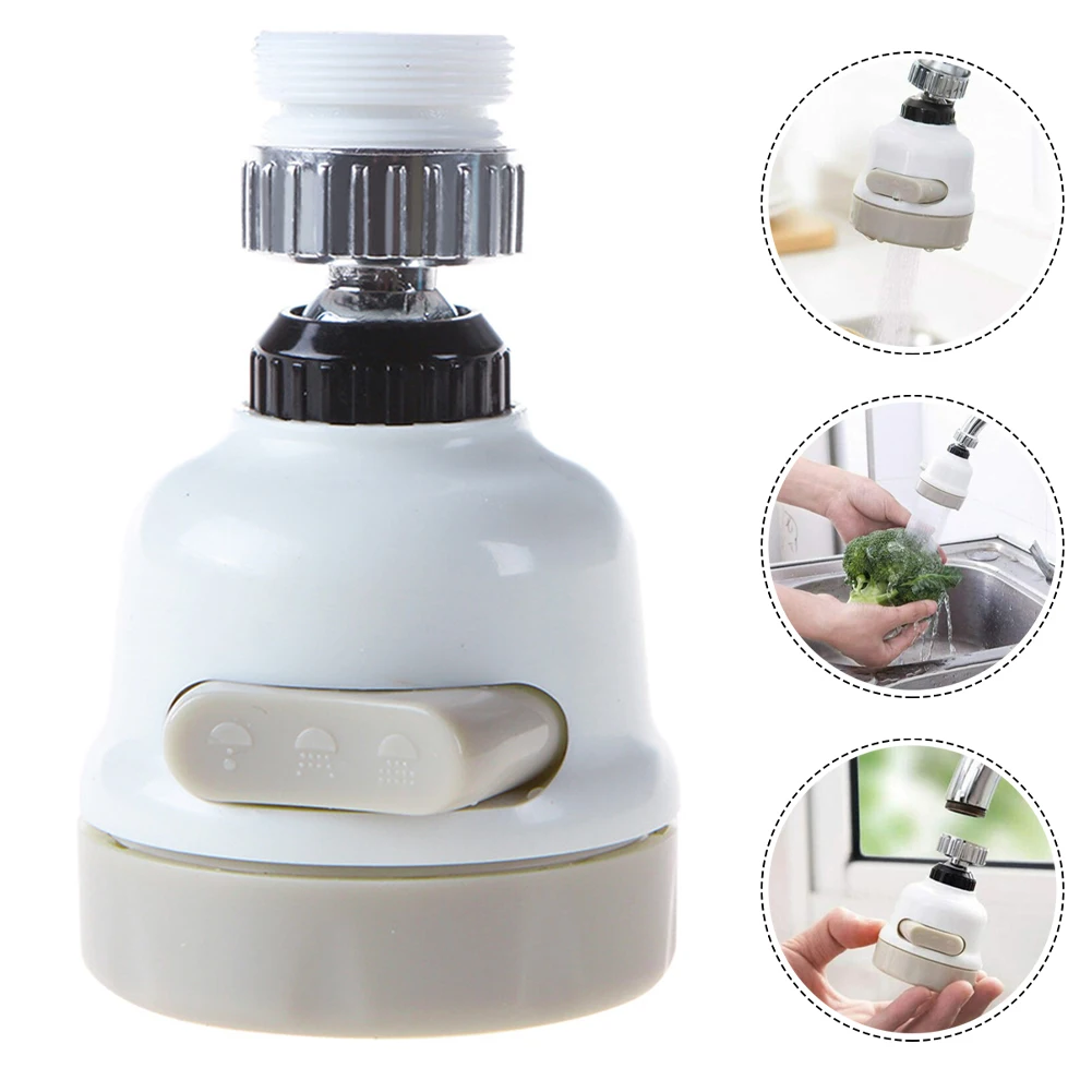 Aerator Faucet Extender Kitchen Home Rotate Sink Spray Swivel Attachment Bendable Flexible Nozzle Water Saving