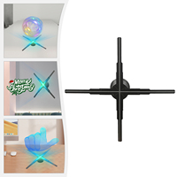 3D Hologram LED Fan 552*LED Beads Commercial/Advertising Display with WiFi Remote & APP Control Multi-Scene Application