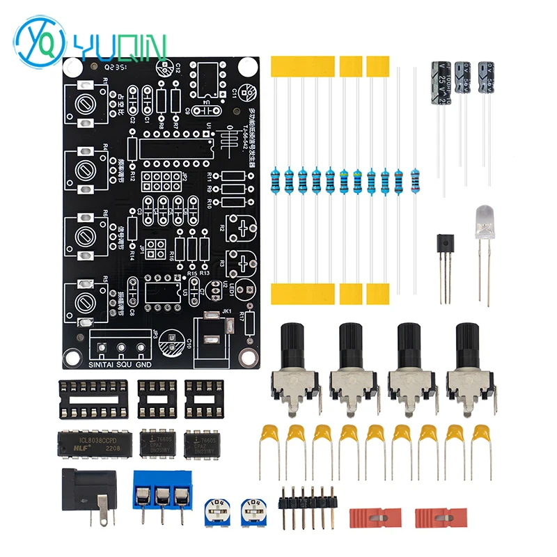 ICL8038 Multifunctional Low-frequency Multi Waveform  Signal Generator Welding Practice Electronic Circuit Experimental  DIY Kit