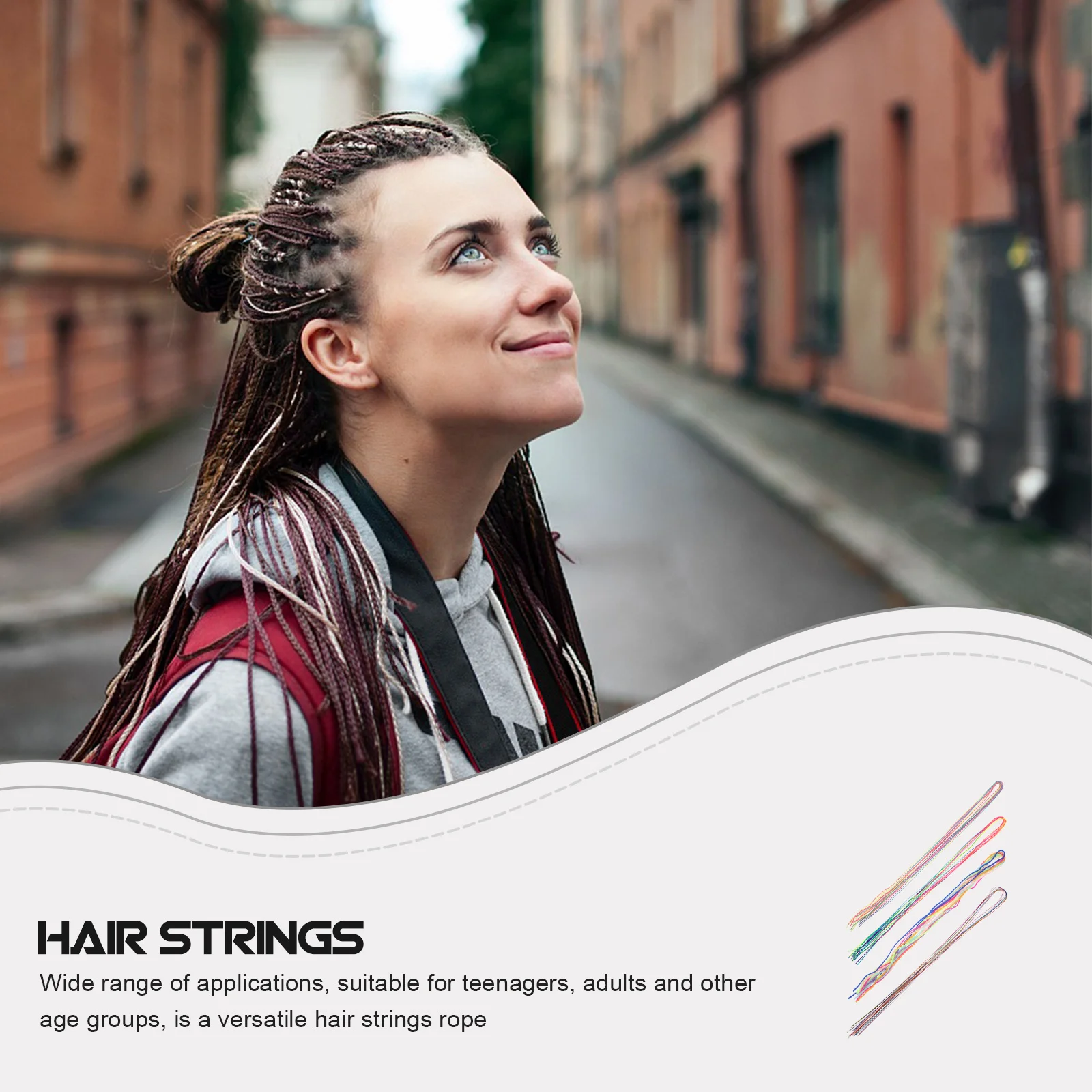 36Pcs Braided Hair Rope Set Vibrant Cloth String for Easy to Use Hair Ornament for Cosplay Festival Daily Styling