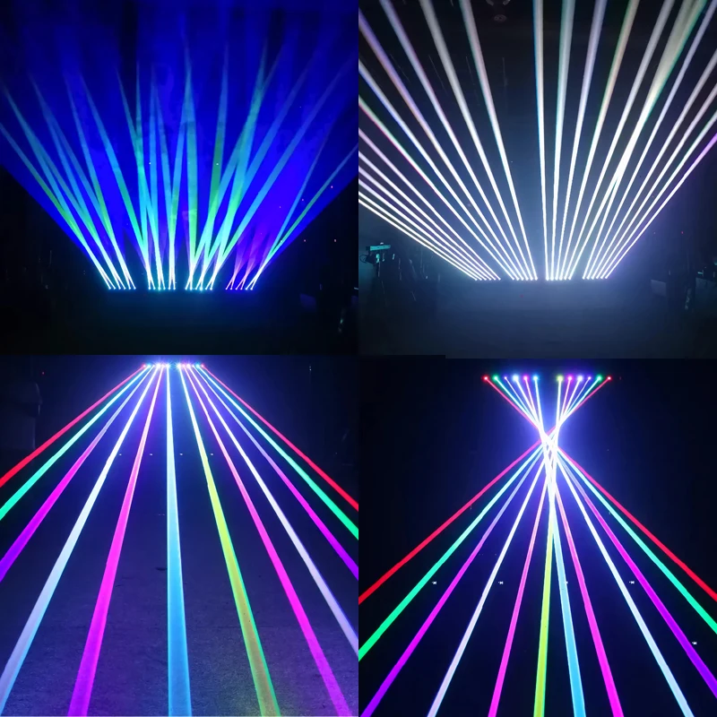 Podium Laser Licht Rgb Moving Head Wash Beam Licht Met Voor Geluid Geactiveerde Dmx Control Dj Disco Party Verjaardag Ktv Bar Club