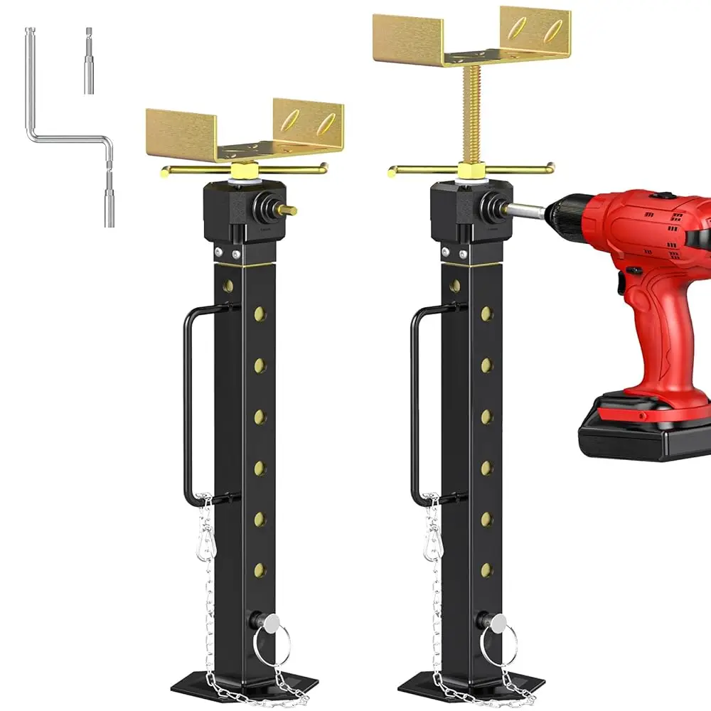 

Ailexpress Recommendation - Upgraded RV Slide Out Supports Jacks Adjusted from 16.7\ to 36\ [Allow Drill Adjust] Heavy Duty Camp