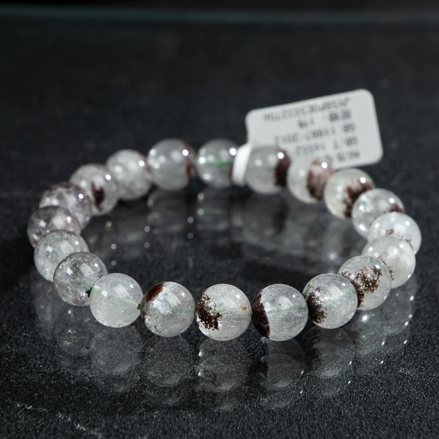 

TIMESWIND Authentic 5A-type Green Crystal 10mm Round Beaded Bless Women Bracelet Fashion Jewelry with Certificate