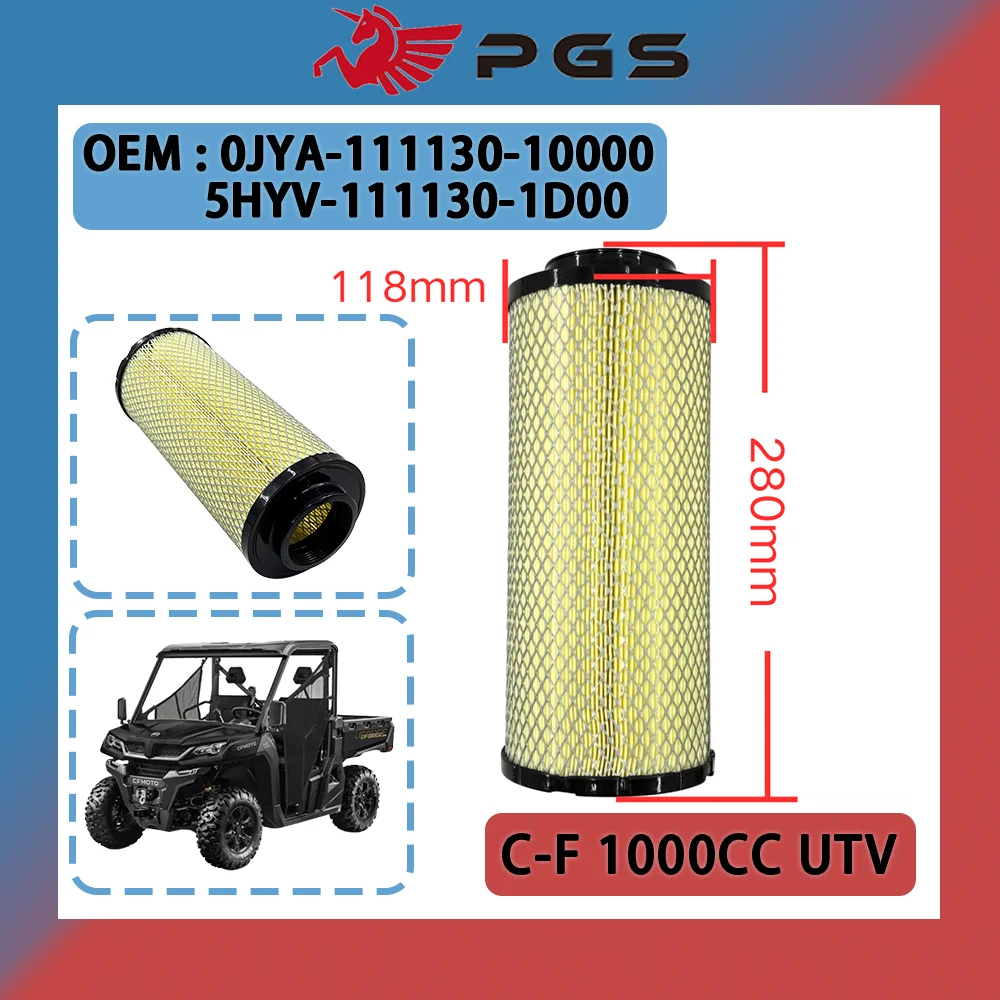Air Filter Element 5HYV-111130-1D00 For CF UTV SSV Accessories UForce ZForce 1000 XL Alpine 1000 Sport 0JYA-111130-10000
