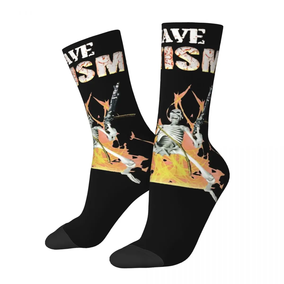 I Have Autism Funny Skull Skeleton Meme Socks Super Soft Adhd Autistic Socks Hip Hop Middle Tube Stockings Birthday Present