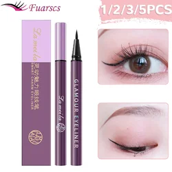 Czarny Eyeliner w płynie wodoodporny, długi trwały Eyeliner ołówek szybkoschnący nie kwitną naturalny Eyeliner pióro na płynny przybory kosmetyczne