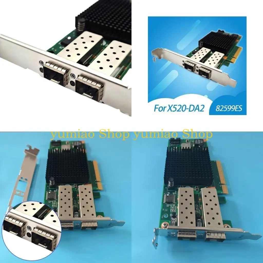 

587b серверная сетевая карта x520-DA2 E10G42BTDA SR2 82599ES 10G Гигабитное волокно опто