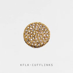 KFLK Fashion LuxuryBrooch Pins Exquisite Round Brand Brooches For Women Mens Costumes Badge Brooch Jewelry Wholesale