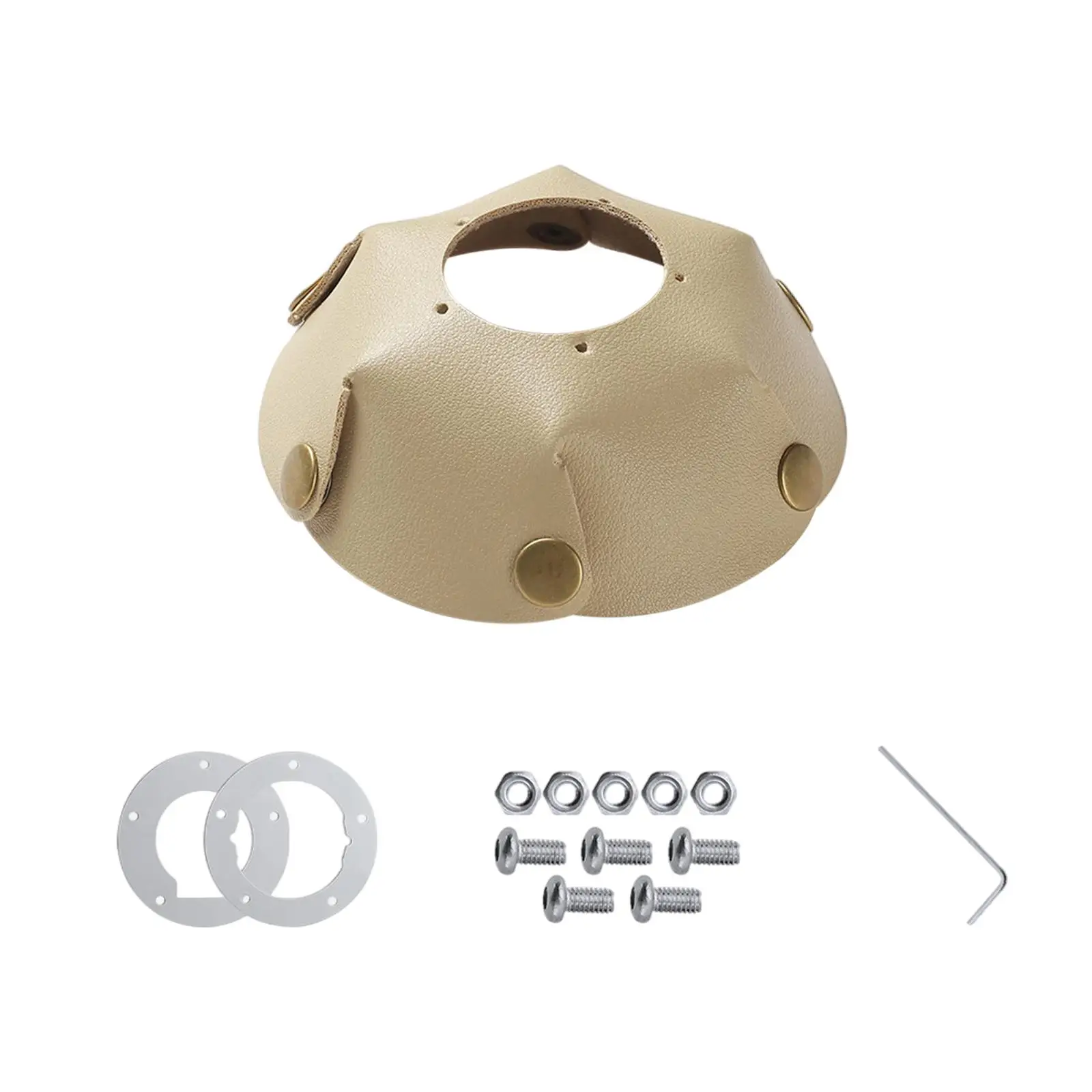 

1 Set Leather Waterproof Fashion Vintage Decoration Removable Dustproof Light Cover Detachable Lampshade for /ledlensers ml