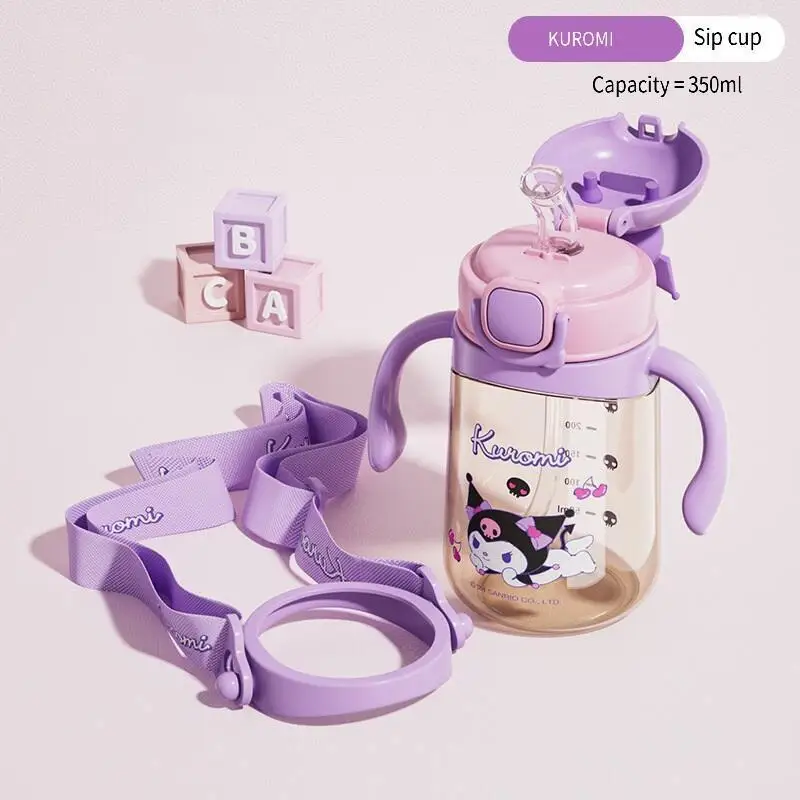 

Sanrio Kuromi Plastic Water Cup Hot Water Cup Hit Product New Product Kawaii Cartoon Large Capacity Outdoors Portable Student