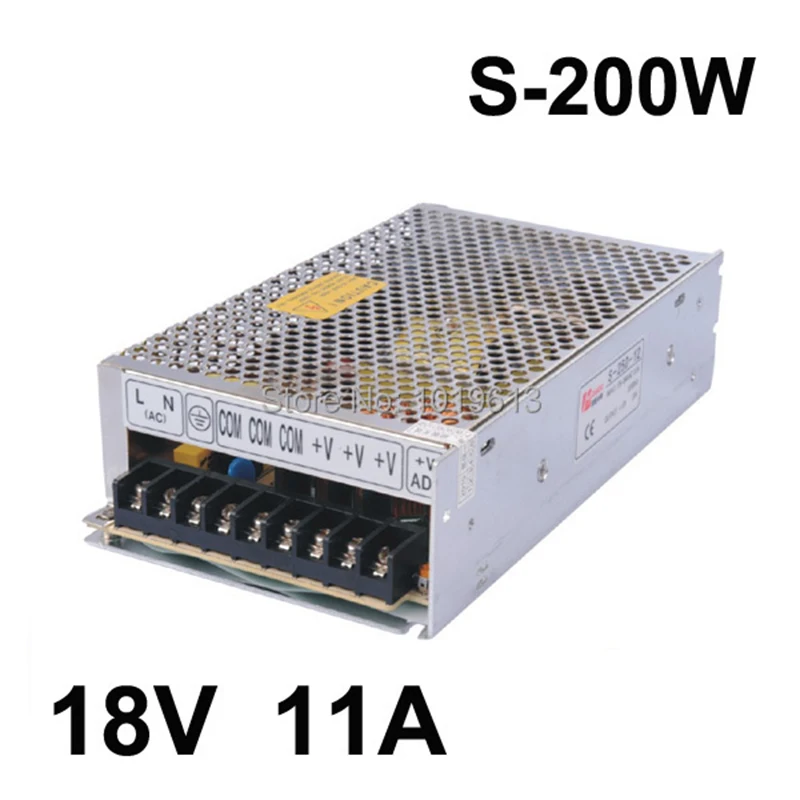 High Quality LED display switching power supply LED power supply 18V 11A 200W transformer 100-240V