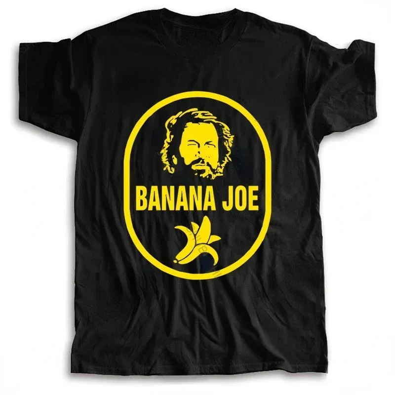 REGALO TUTTE LE TAGLIE T-shirt Fashion Vintage Unisex Loose Cool Streetwear Camisetas Tops BUD SPENCER BANANA Graphic T Shirts