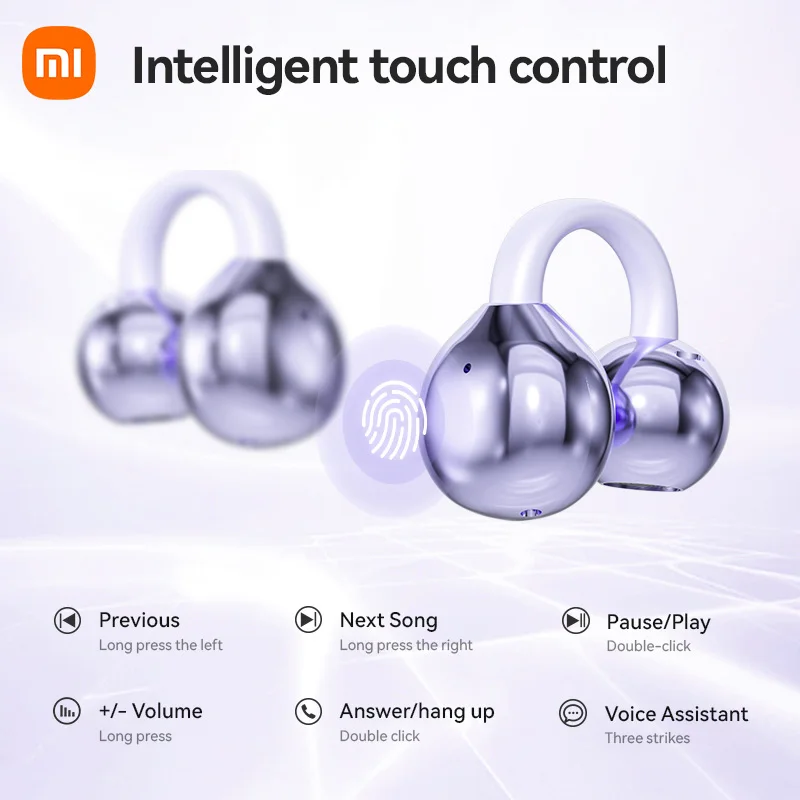 Беспроводные наушники XIAOMI M79, Bluetooth, наушники с костной проводимостью, наушники с шумоподавлением, спортивные наушники со светодиодным