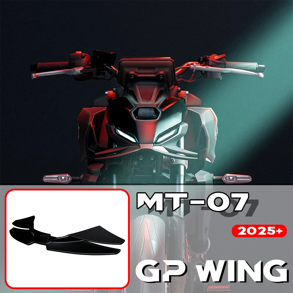 

For YAMAHA MT-07 2025 Motorcycle Front spoiler Winglet MT07 2025 GP WING Stablizer Lower spoiler lower lip