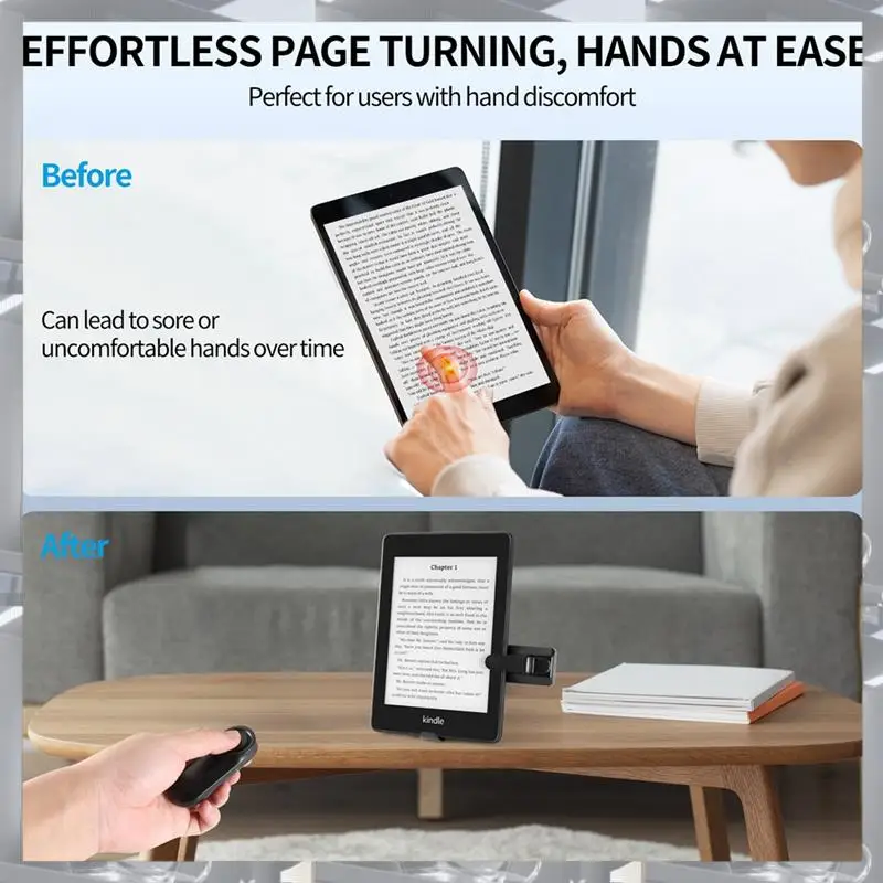 Hot Selling-Remote Control Page Turner Page Turner Clicker For Kindle Oasis Kobo Ereaders For Ipad Tablets Ebook Reader Accessor